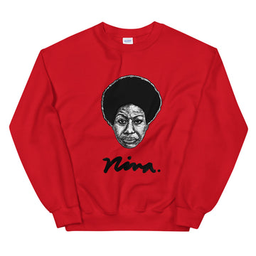 Red Nina Simone Sweatshirt